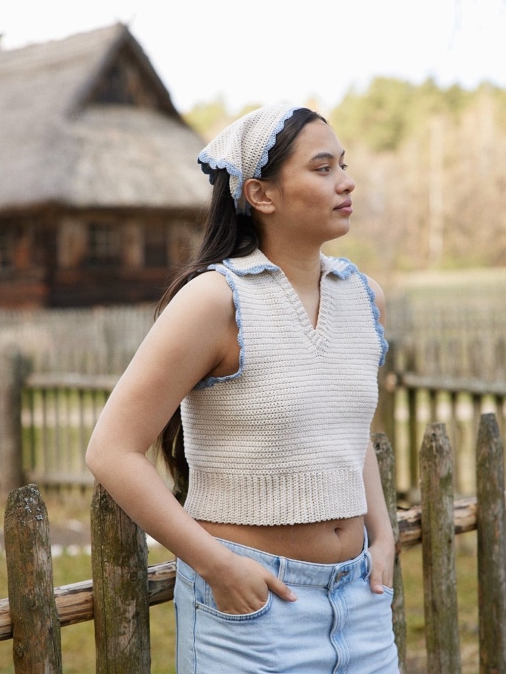 Aukštaitija: Oat Milk And Sea Crop Top